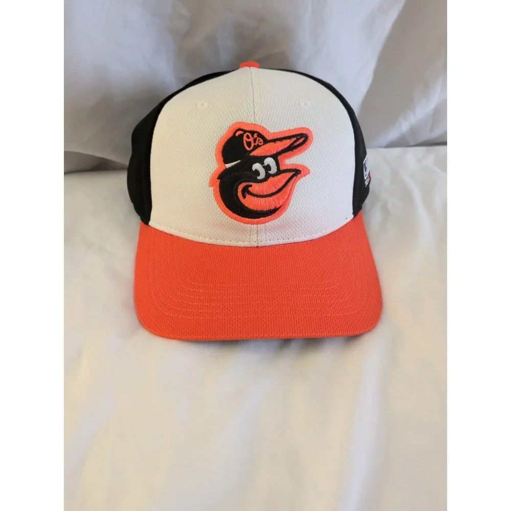 Baltimore Orioles Sports MLB Baseball Cap Black Orange White Adj